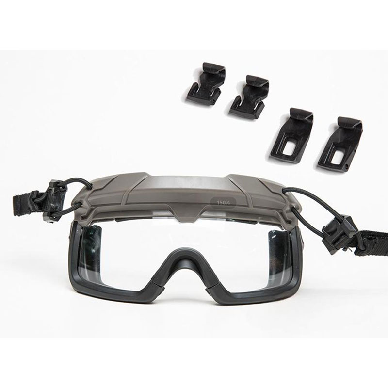 FAST Tactical Helmet Dedicated Split Anti-fog Goggles 3MM Thickness Lens CS Field Goggles