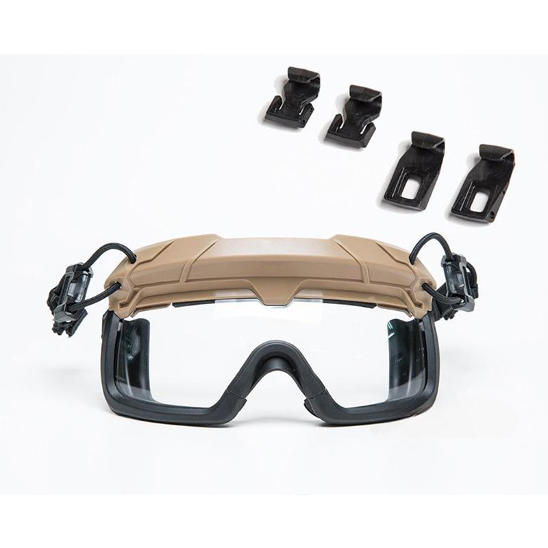 FAST Tactical Helmet Dedicated Split Anti-fog Goggles 3MM Thickness Lens CS Field Goggles