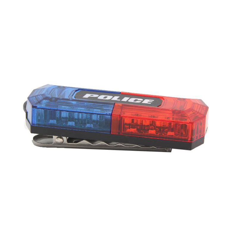 Shoulder lamp shoulder clip type rechargeable gravity induction environmental sanitation rescue security guard on duty patrol night flashing led flash lamp