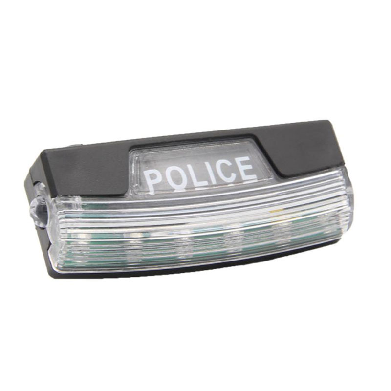 Shoulder lamp rechargeable red and blue flashing LED shoulder clip signal lamp night running patrol duty flashing light security shoulder flashing light