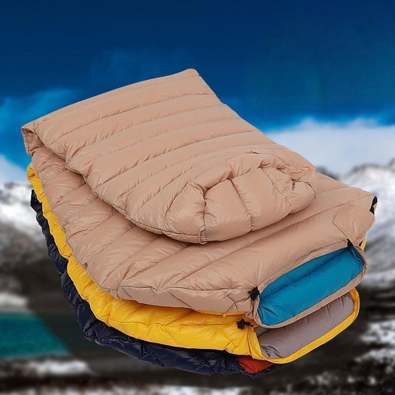 Outdoor Camping Winter Thickened Goose Down Cold-proof Warm Mummy Down Sleeping Bag