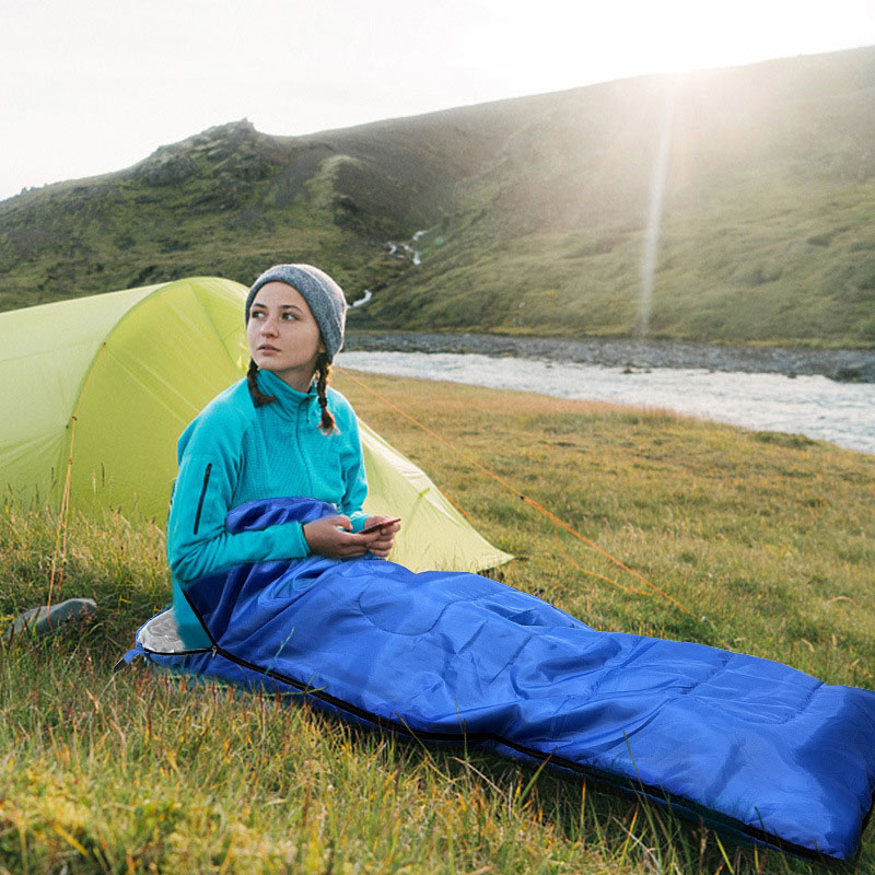 Envelope Type Outdoor Wild Camping Thickened Hollow Cotton Winter Sleeping Bag