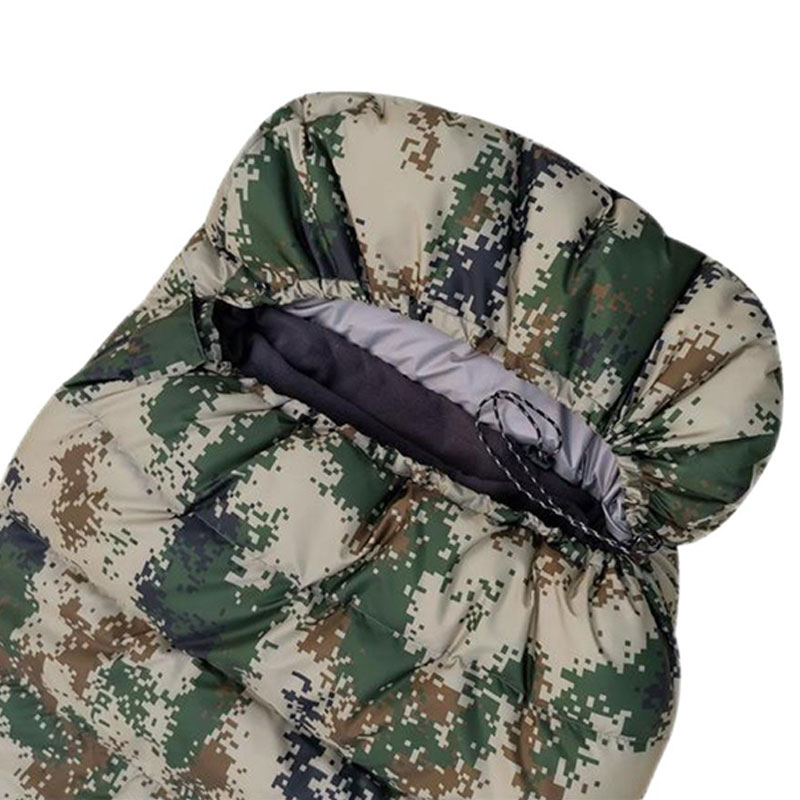 Detachable And Washable Winter And Summer Dual-use Thickened Warm Fleece Liner Camouflage Down Military Sleeping Bag