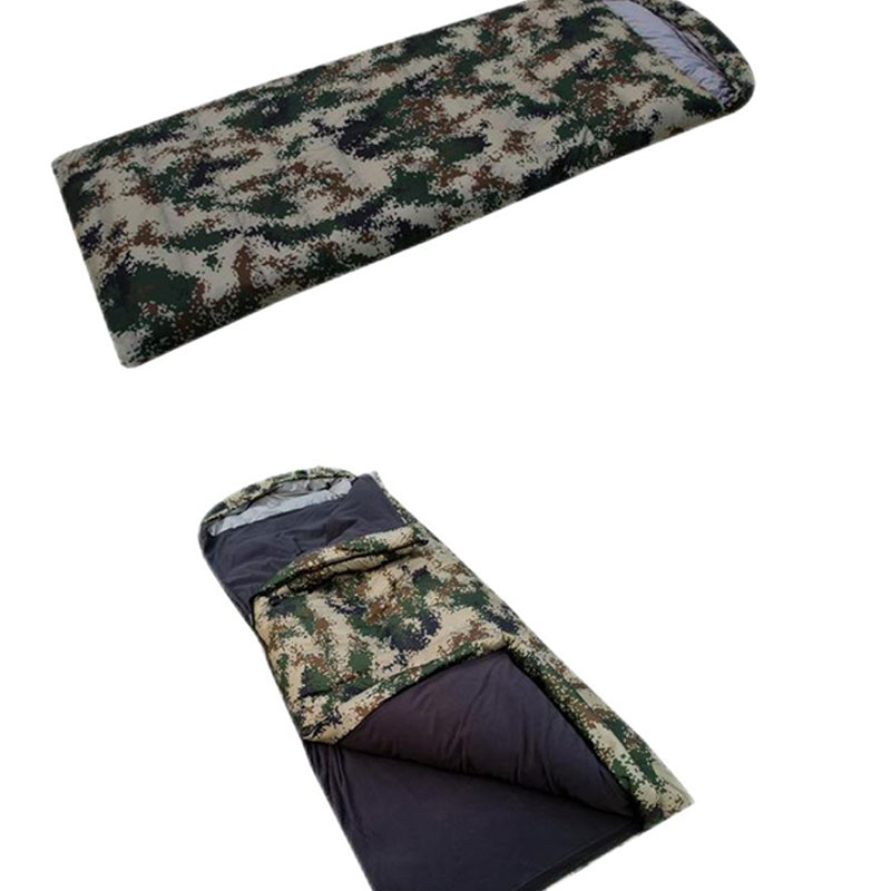Detachable And Washable Winter And Summer Dual-use Thickened Warm Fleece Liner Camouflage Down Military Sleeping Bag