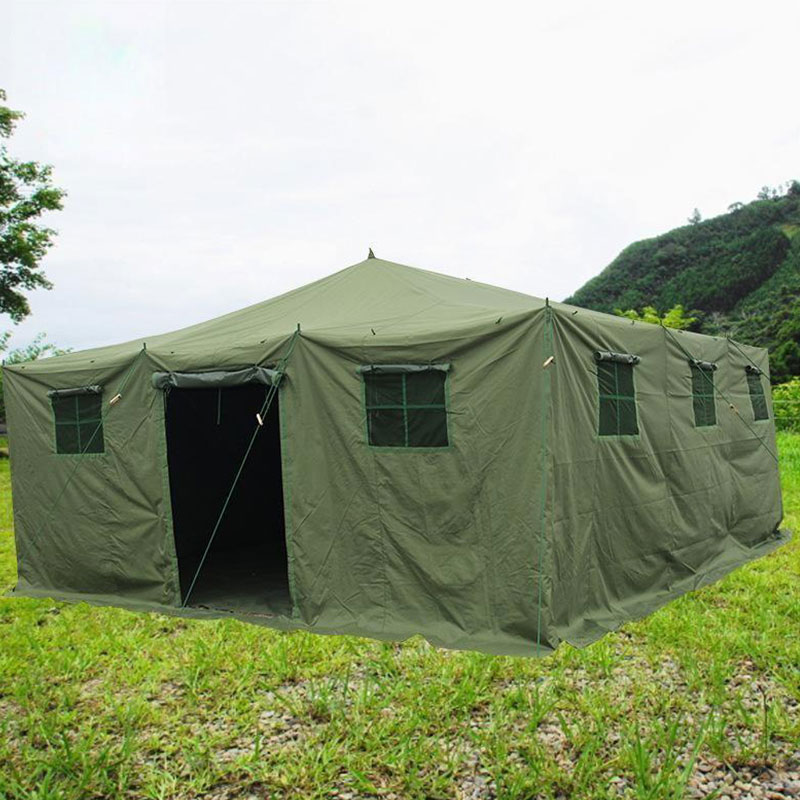 Outdoor Command Large Type vertical Pole Troops Waterproof Warm Military Tent