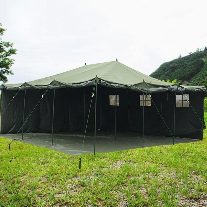 Outdoor Command Large Type vertical Pole Troops Waterproof Warm Military Tent