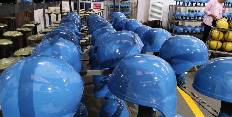 process of making bulletproof helmets or ballistic helmets